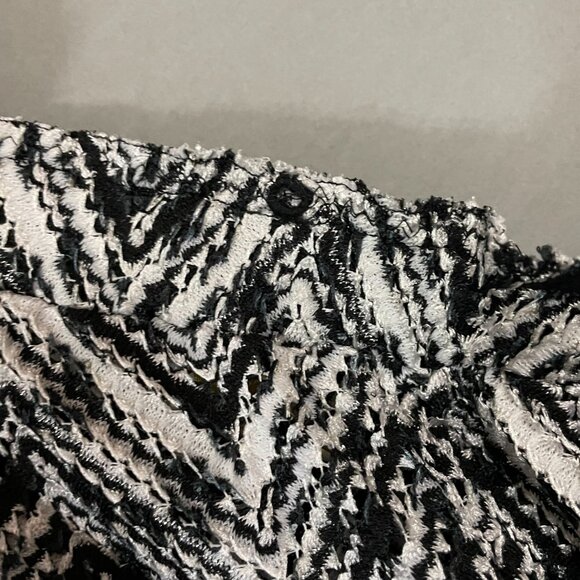 Ramy Brook Taytum Spacedye Chevron Knit Side Slit Swim Cover-Up XS NO DRAWSTRING - Picture 14 of 14